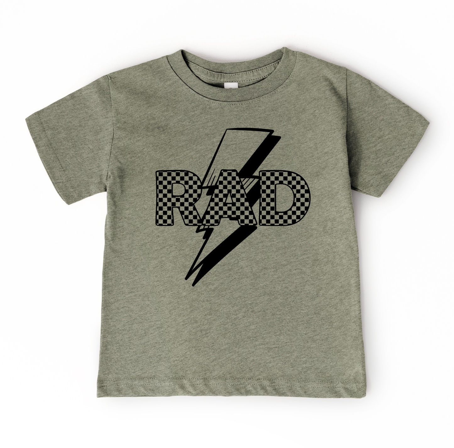 Rad | Boys Lightening Bolt and Checkered Shirt