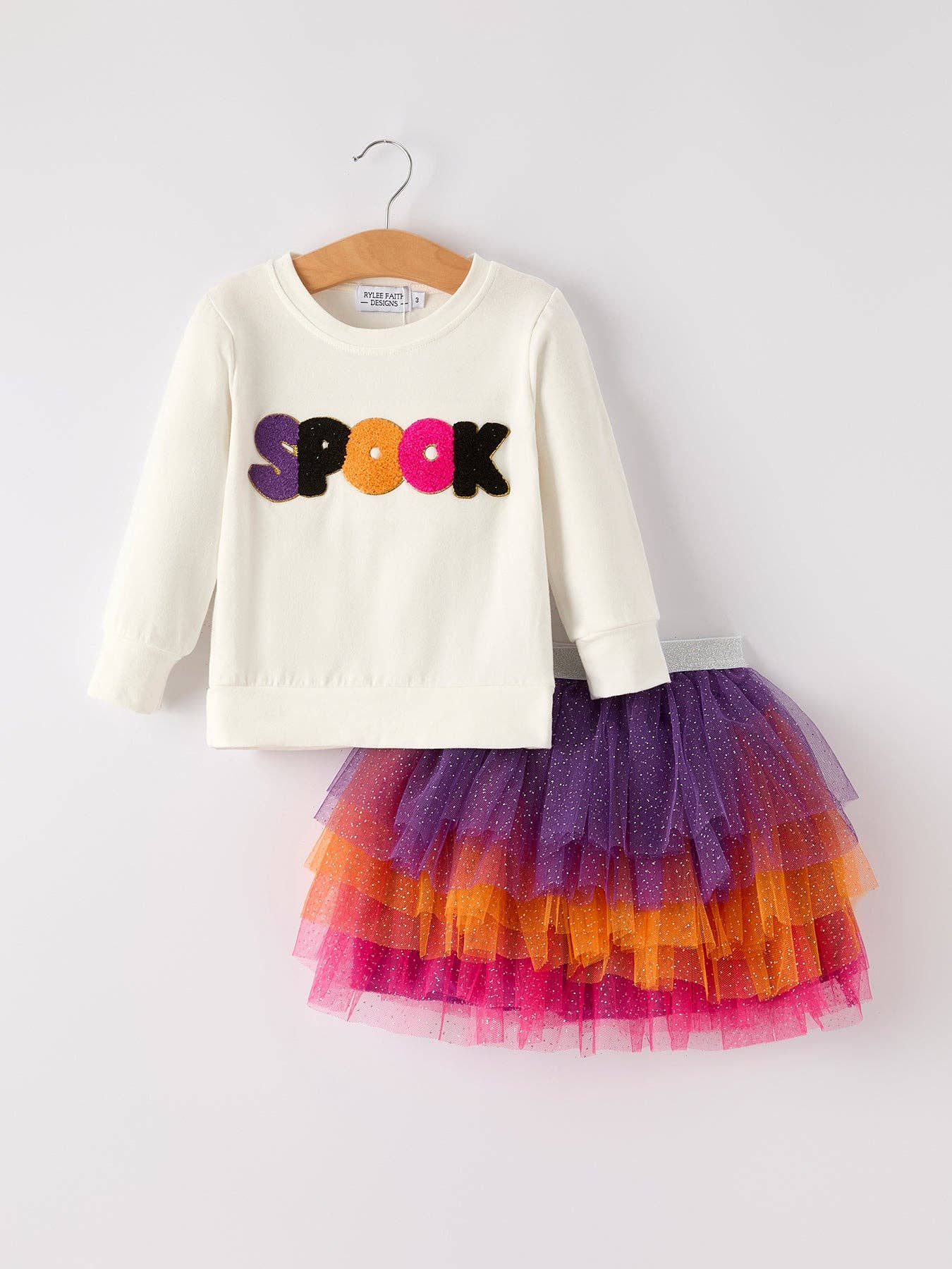 Halloween "SPOOK" Girls Outfit