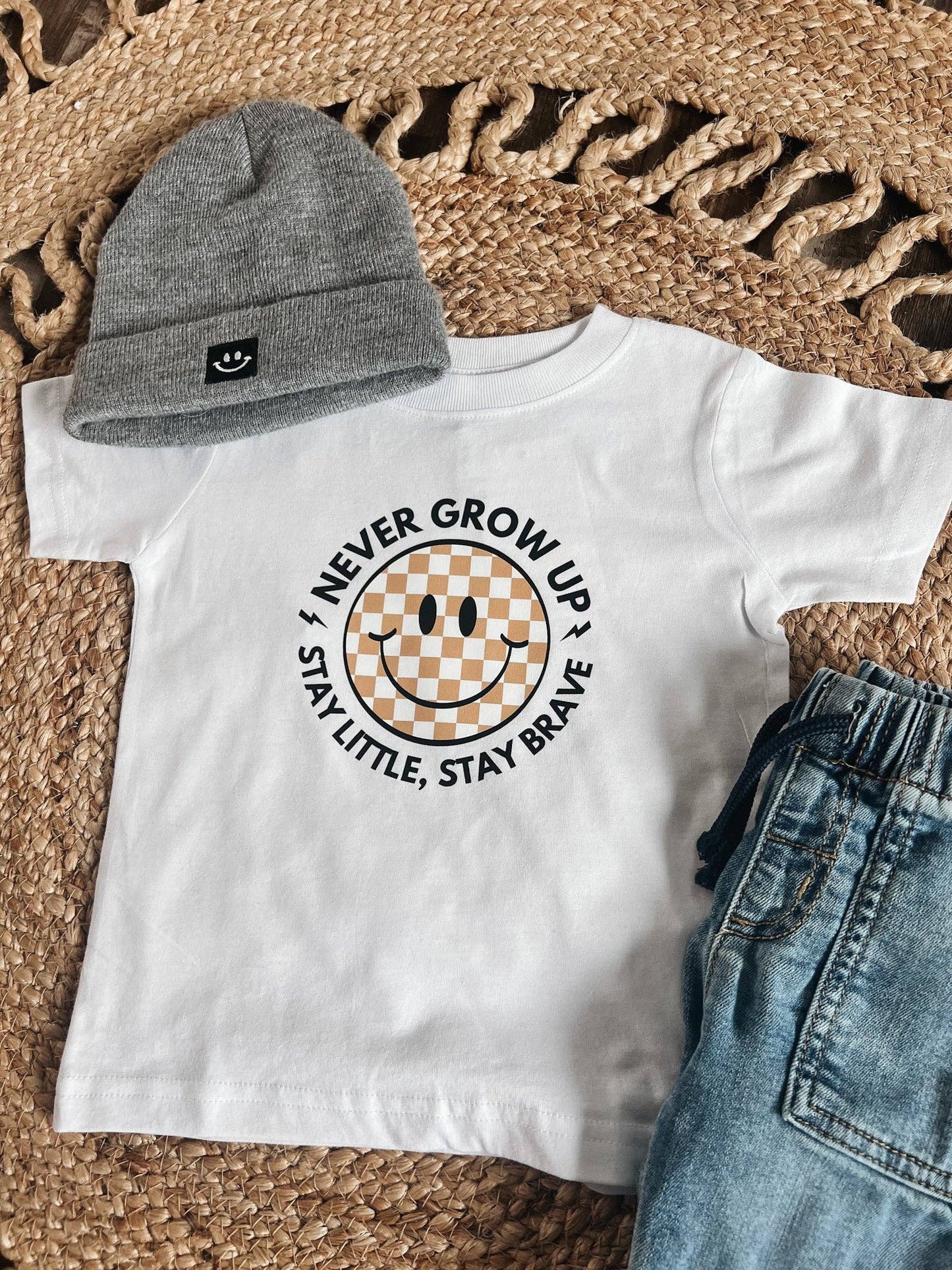 Never Grow Up- Baby/Toddler Tee