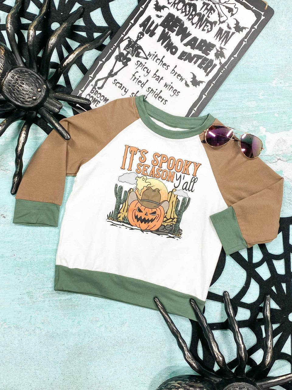 It's Spooky Season Y'all Boys Long-Sleeved Shirt