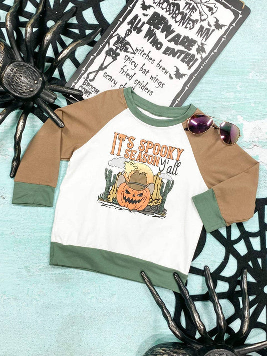 It's Spooky Season Y'all Boys Long-Sleeved Shirt
