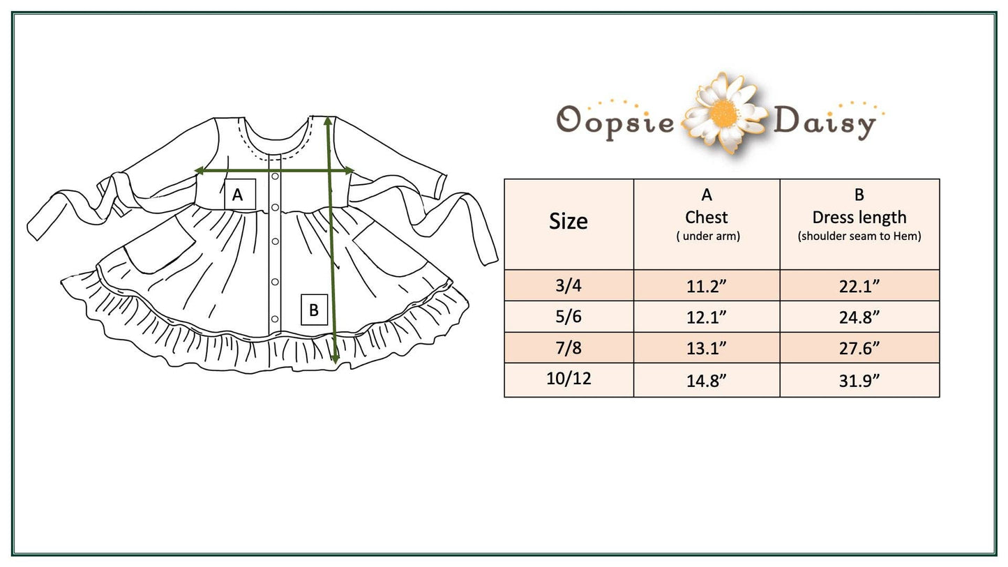 Sage & Rust Fall Floral Button Dress With Pockets