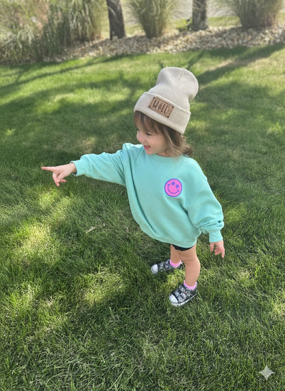 XOXO by Magpies Anything is Possible Smiley Sweatshirt