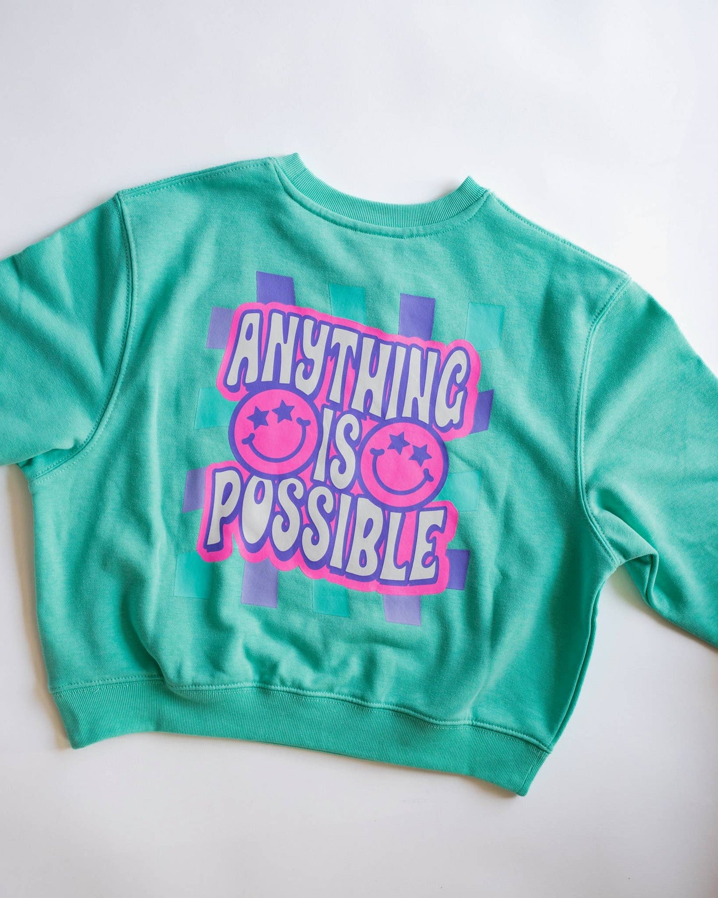 XOXO by Magpies Anything is Possible Smiley Sweatshirt