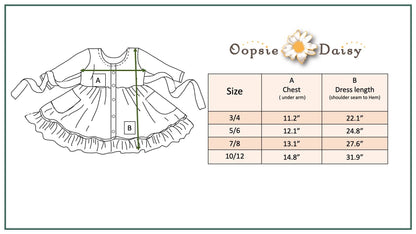 Sage & Rust Fall Floral Button Dress With Pockets